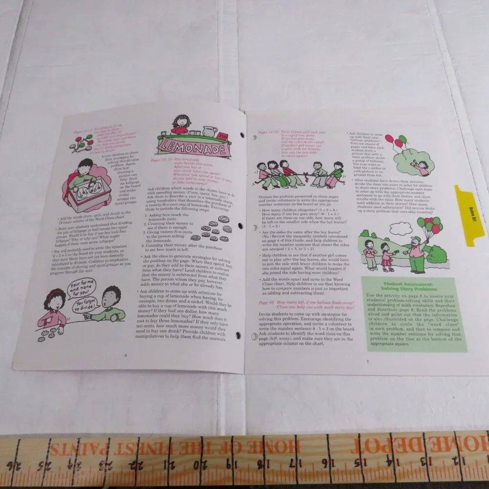 Solve It Out BIG BOOK (almost 2 feet tall) with teacher pages CLASSROOM SIZE